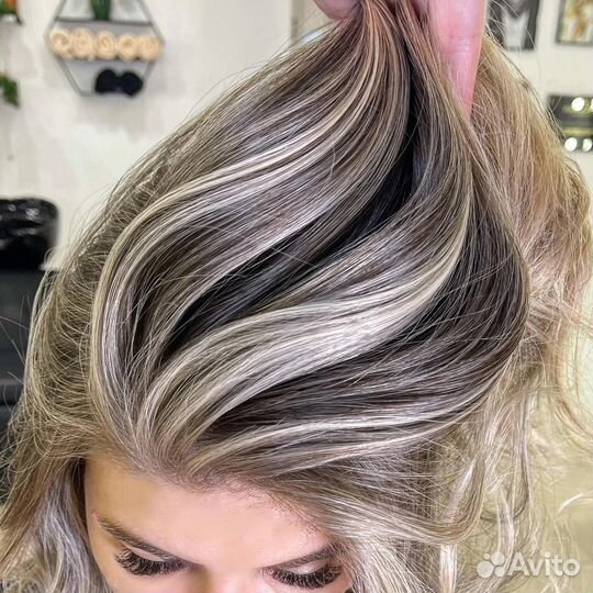 Окрашивание волос, камуфлирование седины