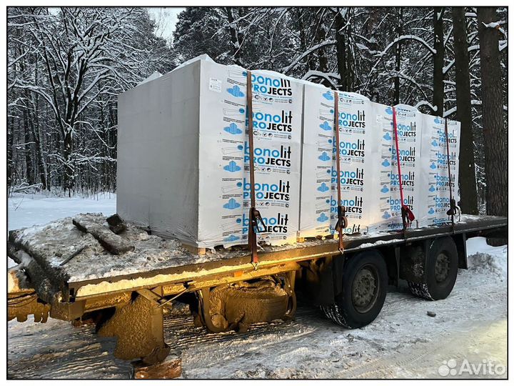 Пеноблок перегородочный Бонолит