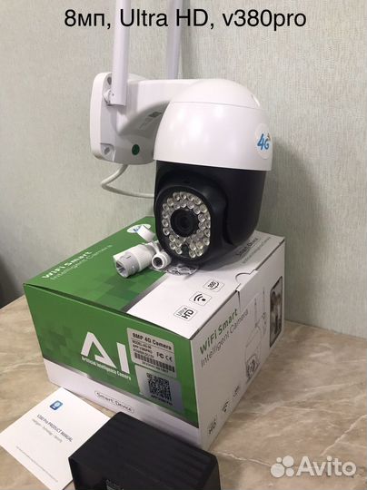 WI-FI и 4G SIM поворотная камера видеонаблюдения