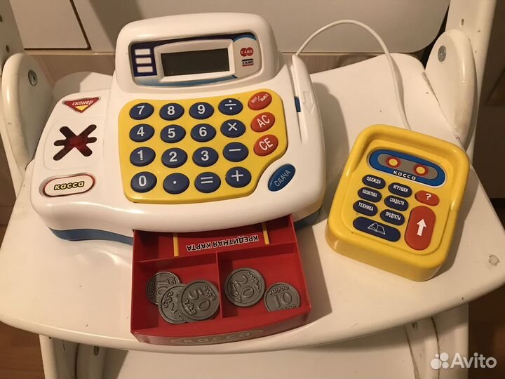 Детская касса со звуком