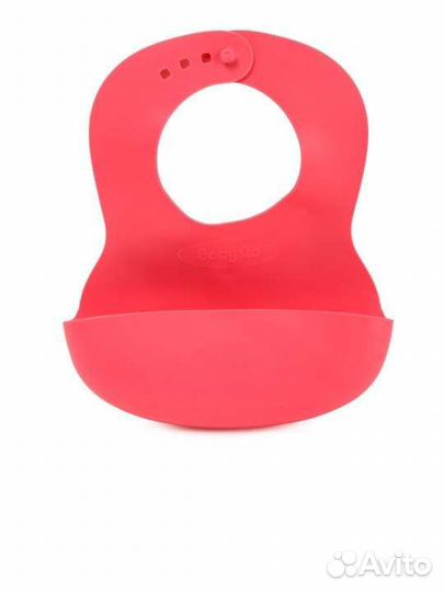 Силиконовый нагрудничек и ниблер для прикорма