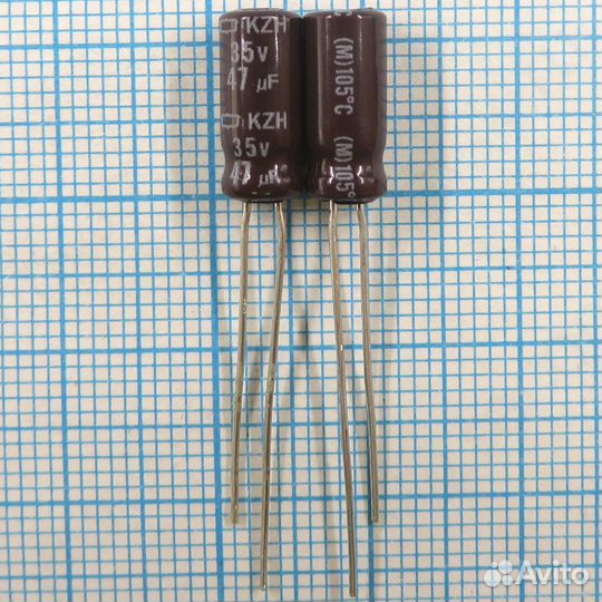47uF 35v 35v47uF 5x11 KZH - Электролитический конд