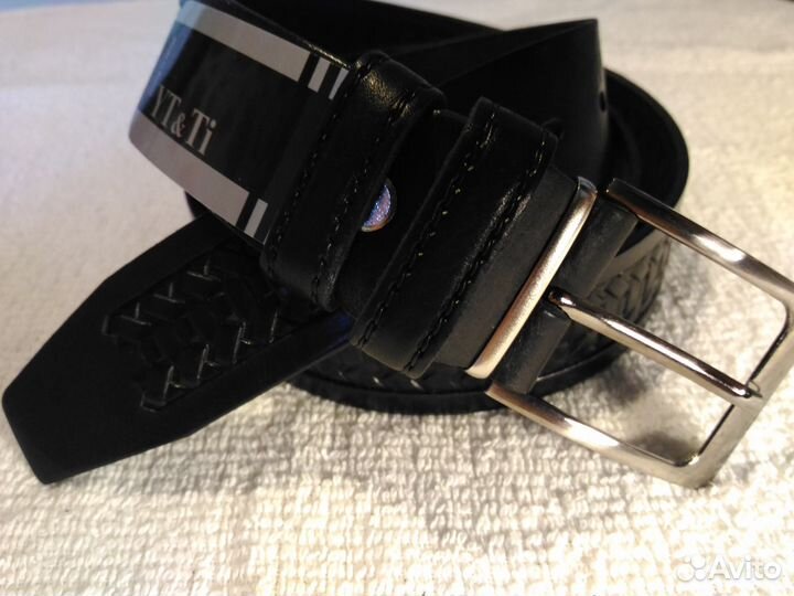Ремень кожаный, новый