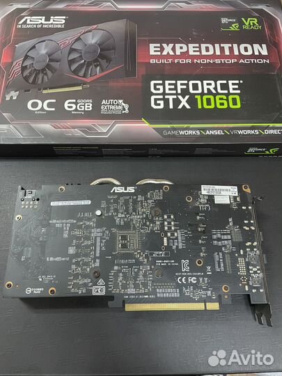 Видеокарта asus GeForce GTX 1060