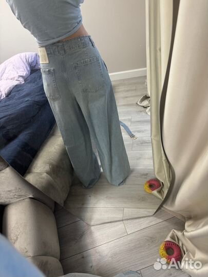 Джинсы zara 38 relaxed fit