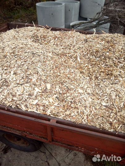 Щепа для мульчи