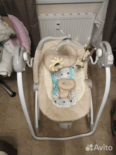 Детские качели шезлонг