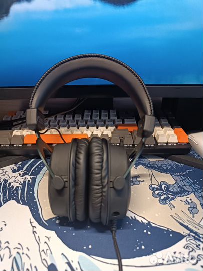 Проводные игровые наушники