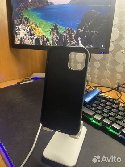 Чехол на iPhone 12, + защитное стекло