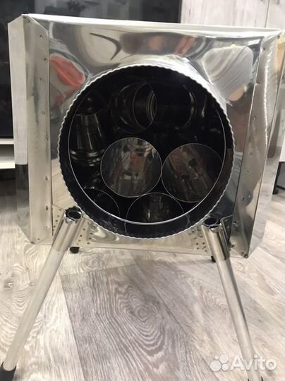 Печь для палатки Пошехонка малая с экранами