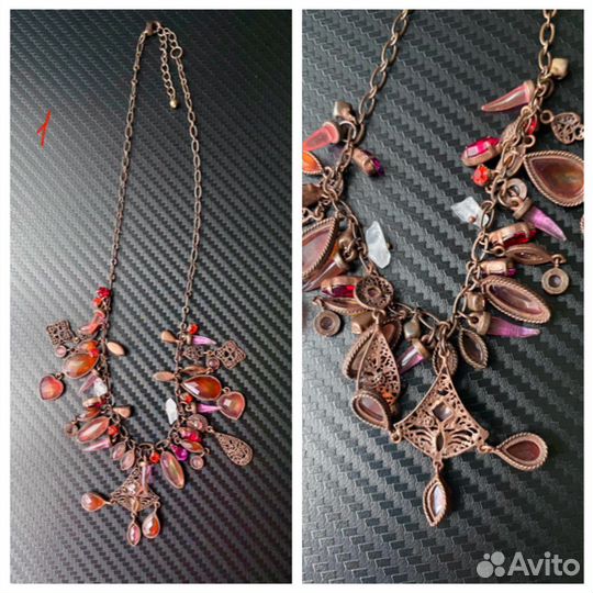 Украшения винтаж с маркировкой брошь колье