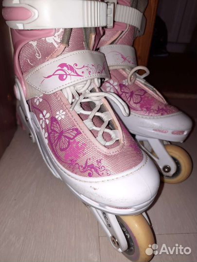 Роликовые коньки и защита