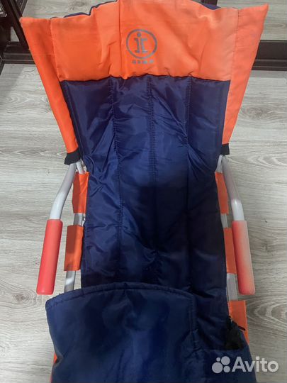 Детские зимние санки складные с конвертом