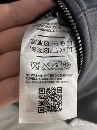 Dolce gabbana плюшевый зип худи, кофта (QR код)