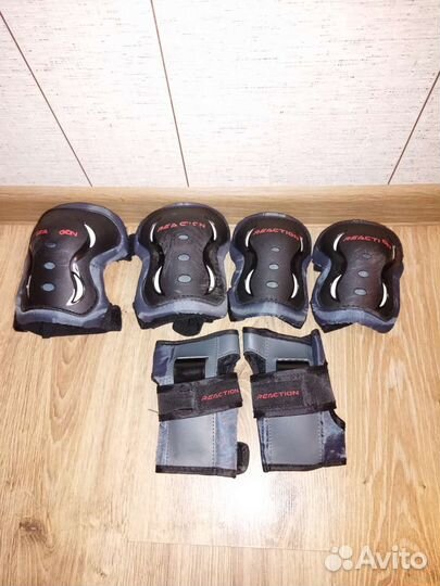 Детские ролики(36-39р.) и защита