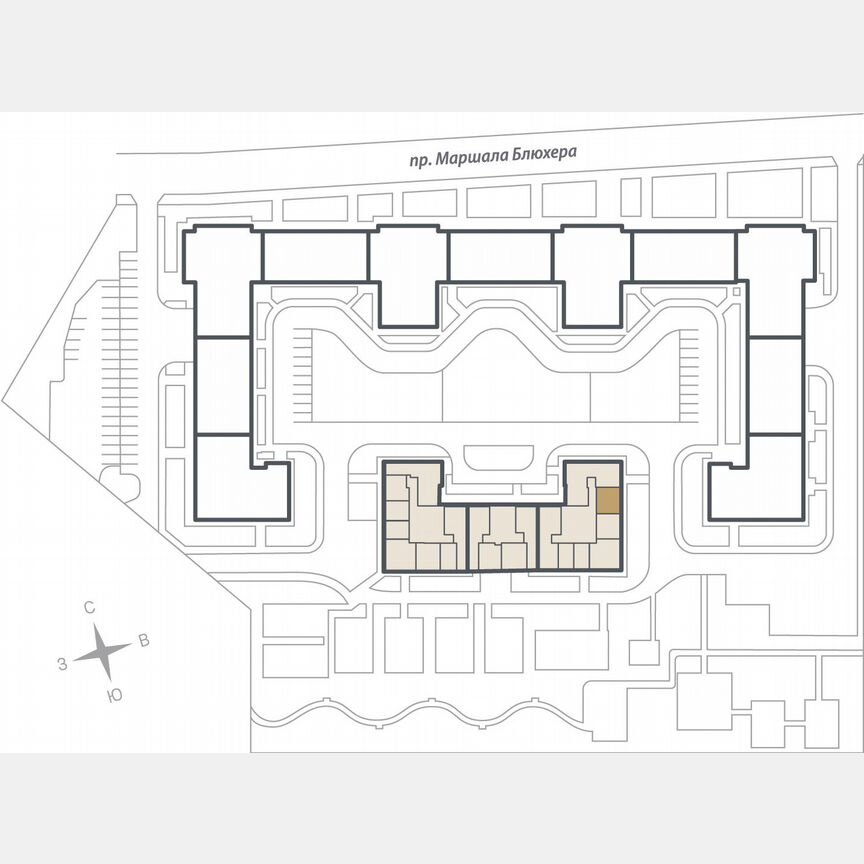 1-к. квартира, 39 м², 10/16 эт.