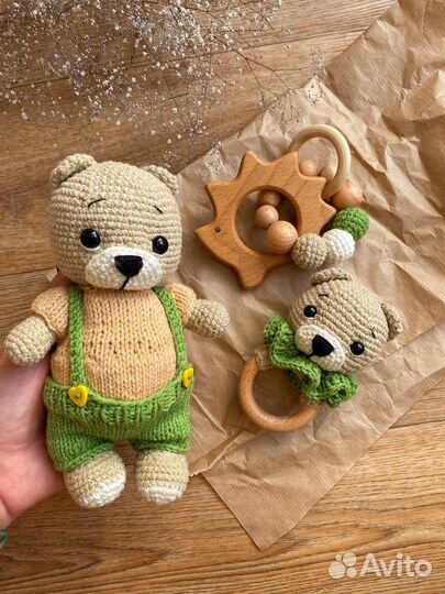 Набор вязаных игрушек