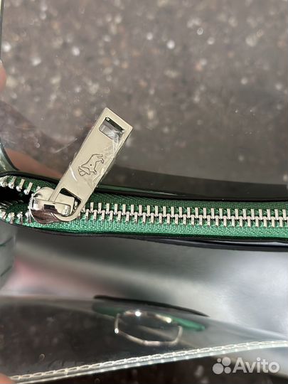 Сумка через плечо зеленая прозрачная Labbra