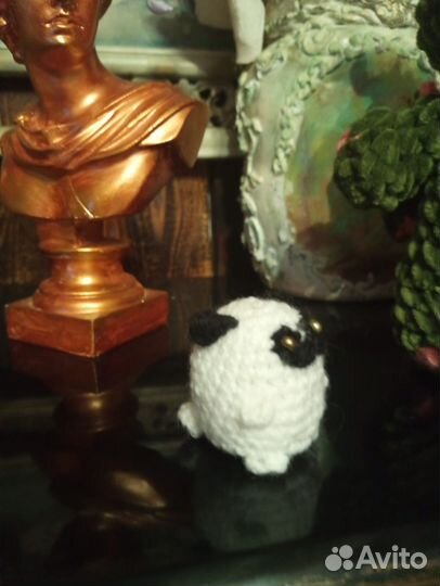 Вязаный брелок