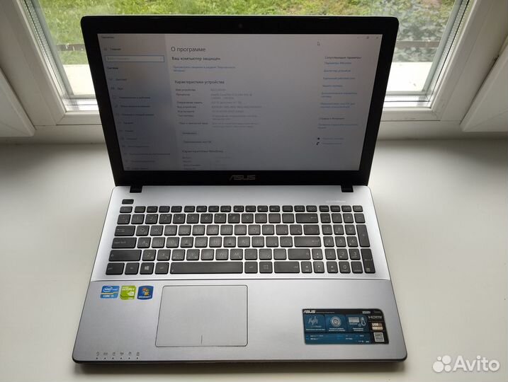 Ноутбук Asus X550VC i5/12gb/ssd-250gb/hdd-500gb