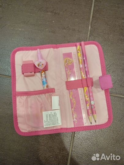 Пенал с наполнением для девочки новый