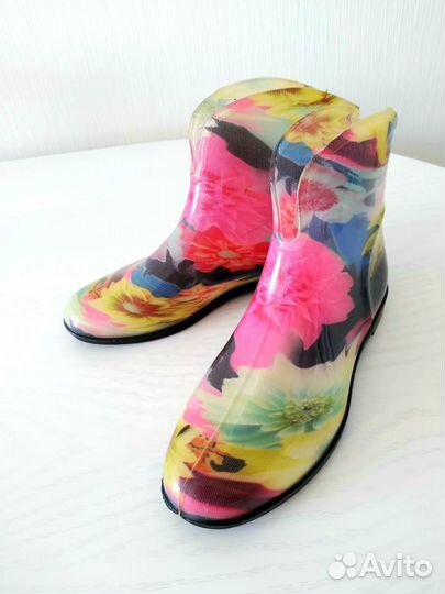 Резиновые сапоги 38 раз