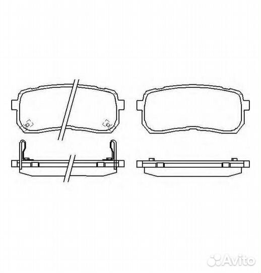 Тормозные колодки Kia/Hyundai