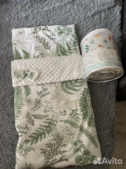 Бортики в детскую кроватку и спальный мешок