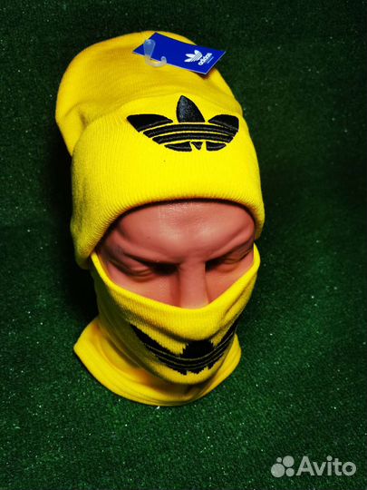 Шапка + Снуд. Подростковые брендовые adidas,nike