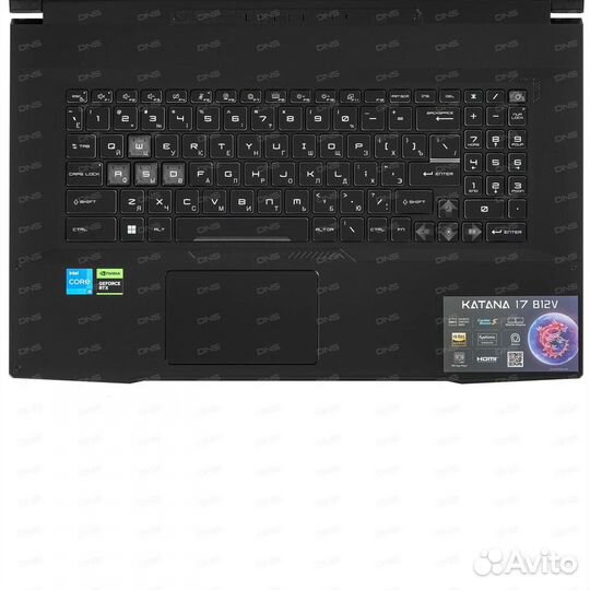 Ноутбук MSI Katana 17 B12VEK-268XRU