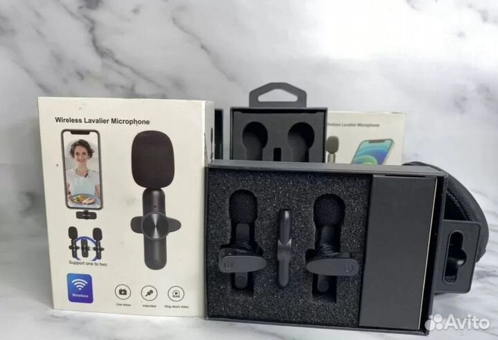 Петличный Микрофон Блютуз