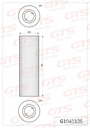 Картридж масляного фильтра 1742037