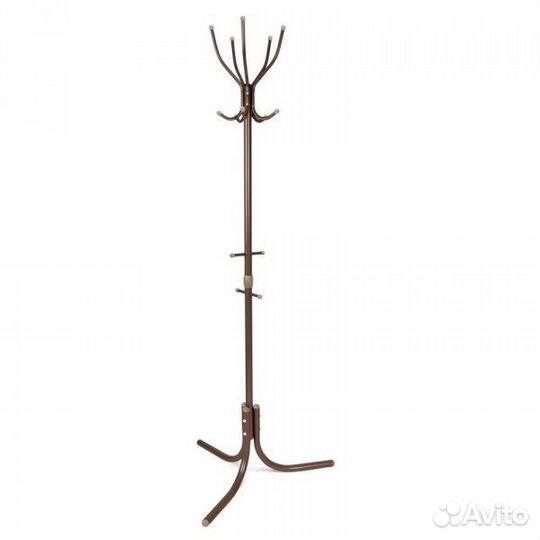 Вешалка напольная - стойка выс.1,80М бежевый метал