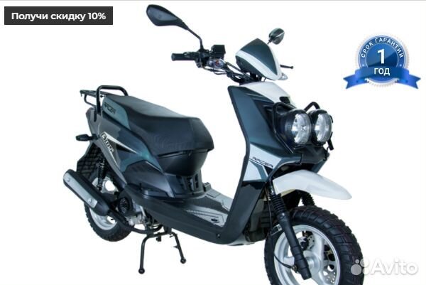 Скутер racer RC150T-15X BWS sport серый