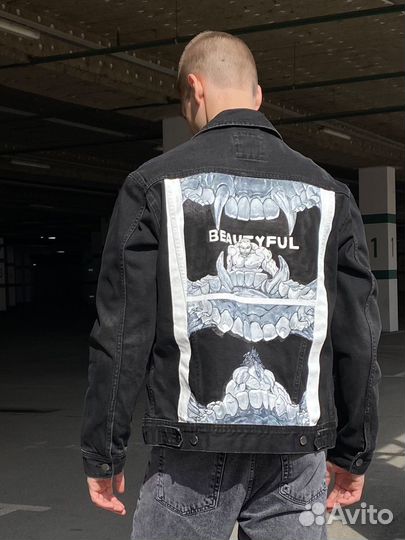 Одежда ручная роспись кастом