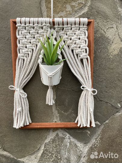 Настенное панно макраме