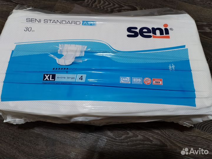 Памперсы для взрослых seni standard air XL