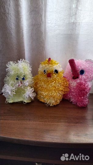 Мочалка ручной работы