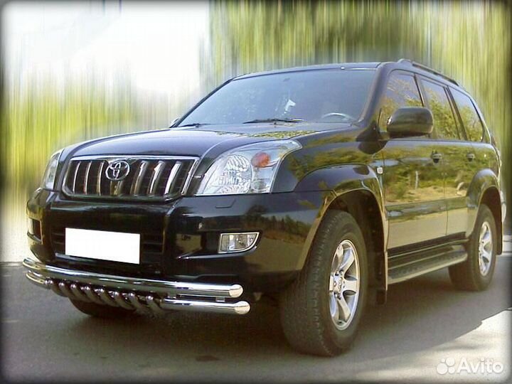 Обвес из нержавейки toyota land cruiser prado 120