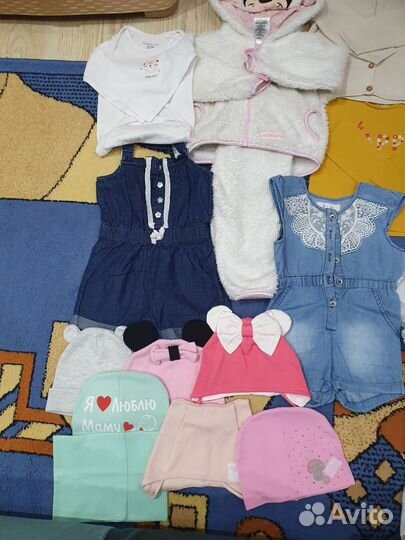 Пакет одежды для девочки размер 80