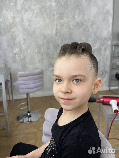 Прическа и макияж для гимнасток/художественная