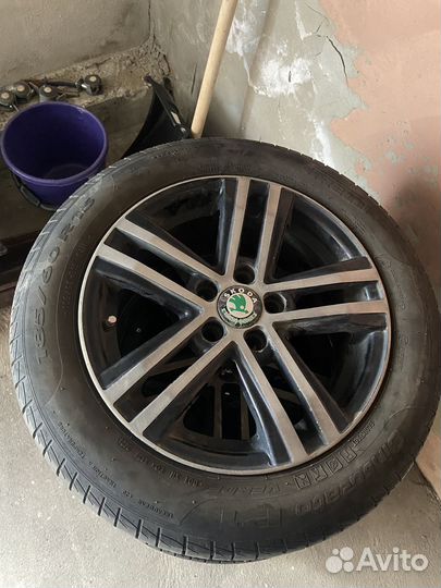 Комплект диски резина Skoda Rapid r15