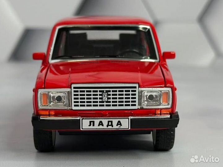 Модель машины ваз 2107 красная