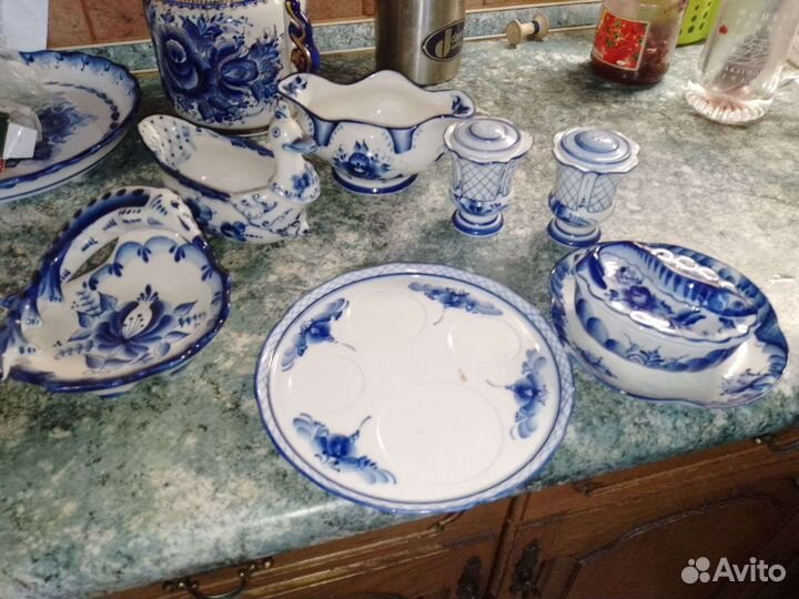 Посуда гжель