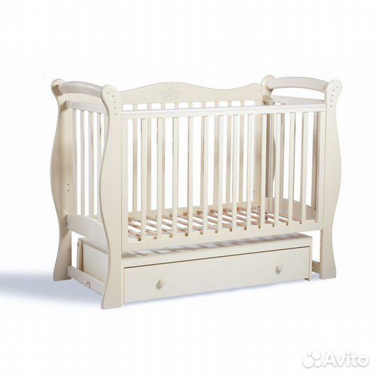 Детская кровать 120*60 с матрасом и бельём