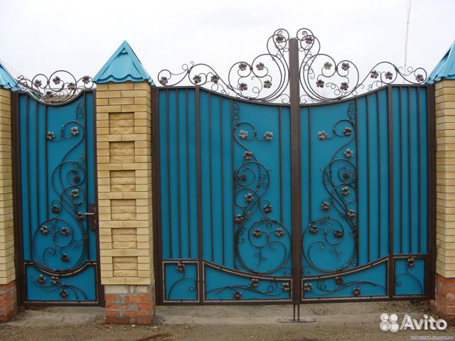 Ворота кованые