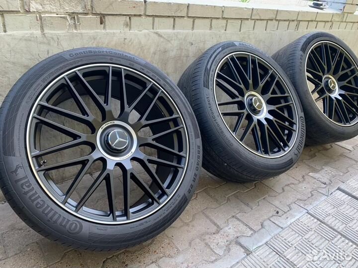 Диски r22 AMG 63 gls gle + шины michelin pilot