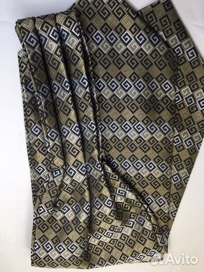 Новый мужской аскот (шейный платок) серо-оливковый