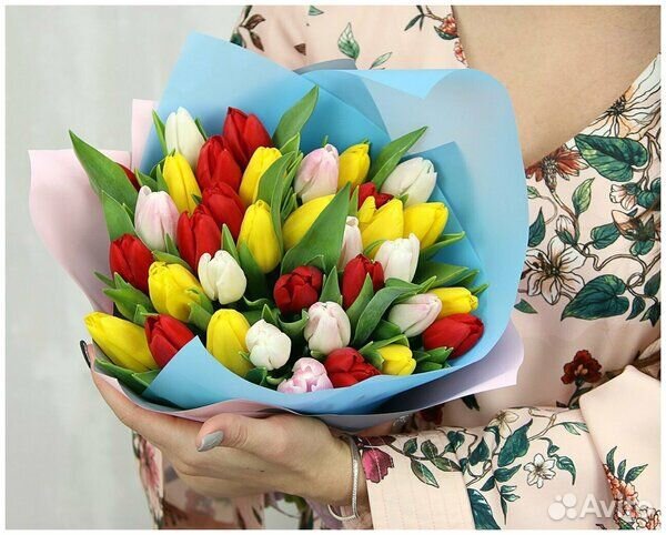 Букет из тюльпанов доставка