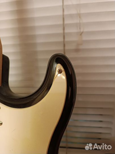 Электрогитара Fender Squier Strat усилитель Orange